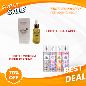 1 Bottle Collacel with free 1 Bottle of Victoria Fleur Perfume