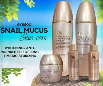 GYUSOO Snail Mucus Skin Care Whitening and Anti -Wrinkle effect long time Moisturizing for all Skin type - Image 5