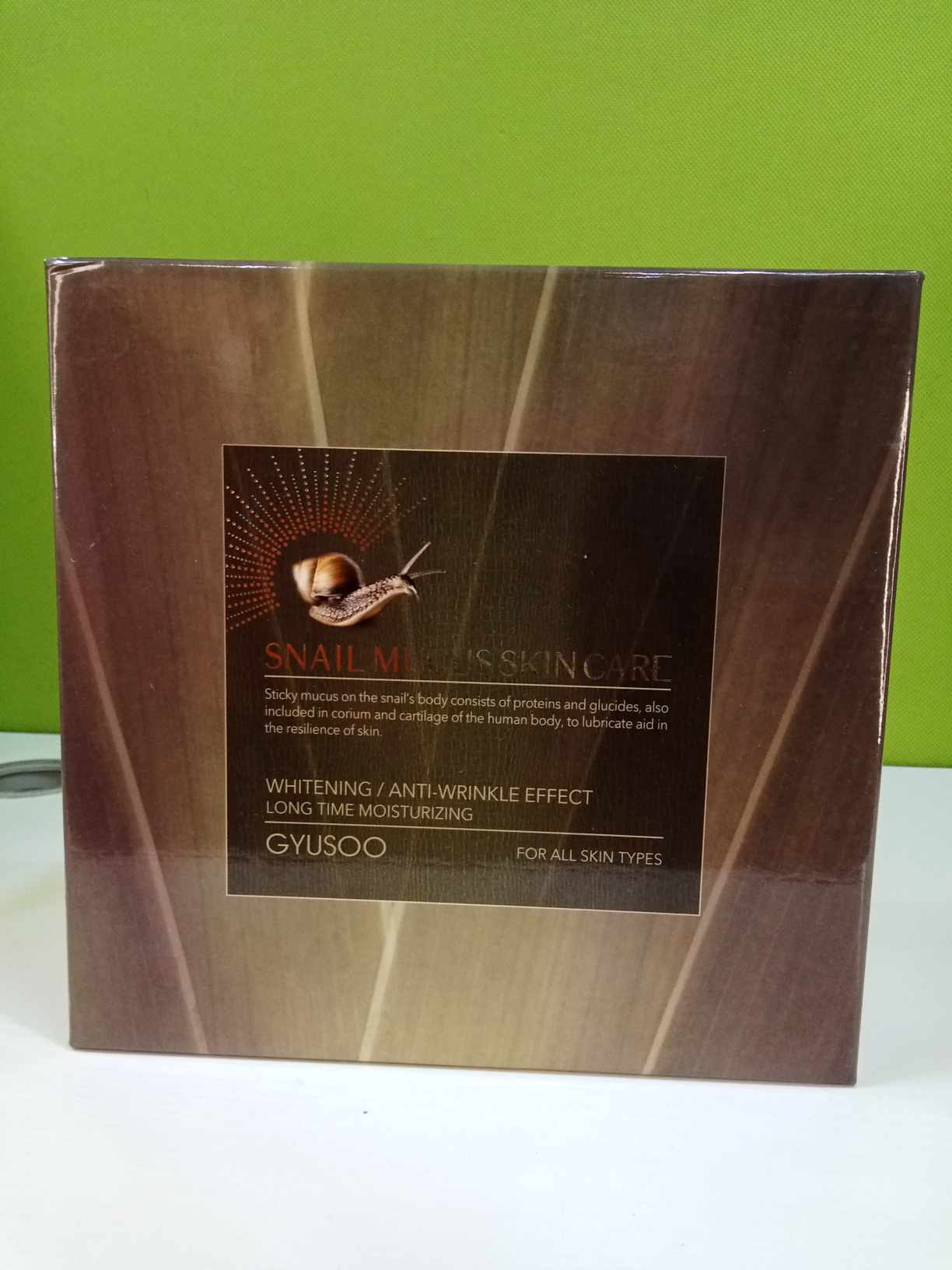 GYUSOO Snail Mucus Skin Care Whitening and Anti -Wrinkle effect long time Moisturizing for all Skin type - Image 4