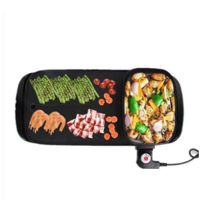 Multi-functional 2 in 1 Electric BBQ Grill With Hot Pot - Image 4