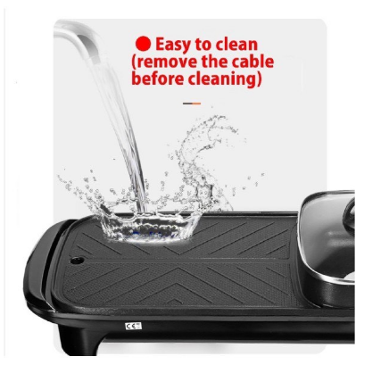 Multi-functional 2 in 1 Electric BBQ Grill With Hot Pot - Image 8