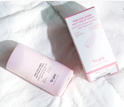 Ye:pre Pink Collagen Multi Tone Up Cream - Image 2