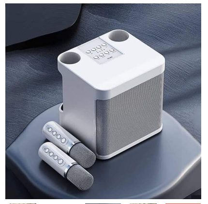 Wireless Karaoke Speaker with 2 Wireless Microphone - Image 2