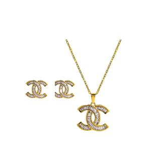 Baguette style Necklace